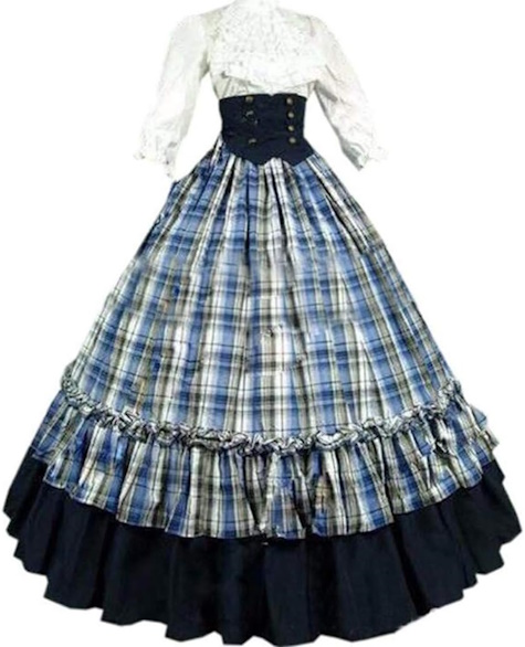 (image for) Period Authentic Old West Dresses & Skirts